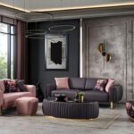 Casa Padrino Luxus Sessel Schwarz / Mehrfarbig / Gold – Moderner Wohnzimmer  Sessel Mit Blumenmuster – Moderne Wohnzimmer Möbel – Luxus Kollektion