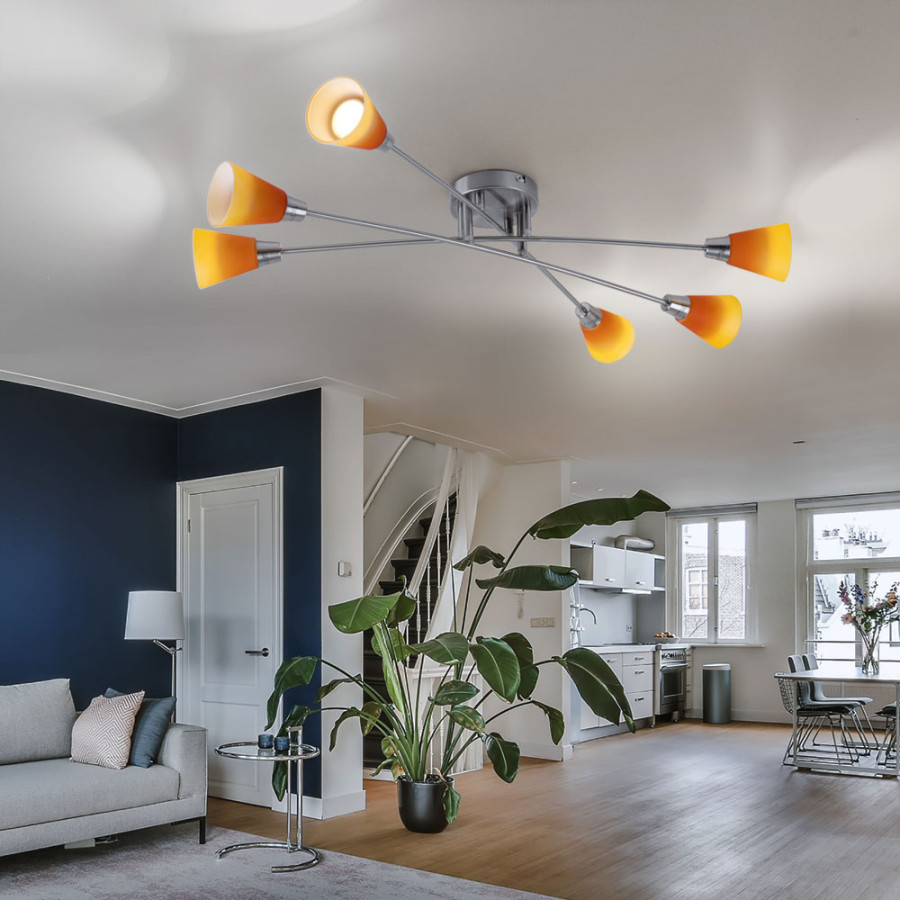 Decken Leuchte Wohnzimmer Lampe Strahler Spot Beleuchtung Globo Dono  -D  ETC Shop