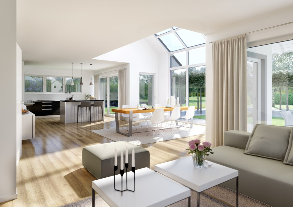Moderne Wohnzimmer-Ideen – Grundriss planen - Raum für das wahre Glück