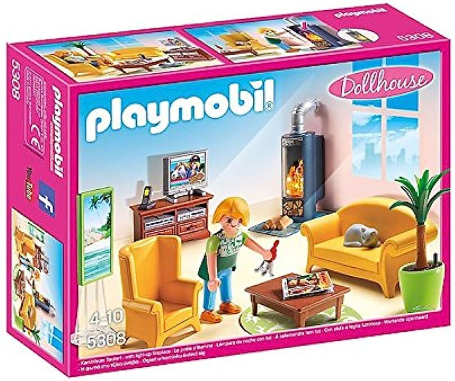 PLAYMOBIL  - Wohnzimmer mit Kaminofen