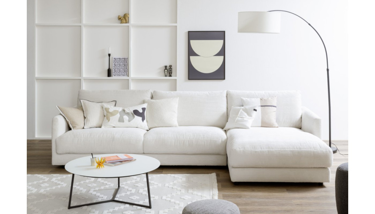 Schöner Wohnen Garbo Sofa mit Longchair - Livim