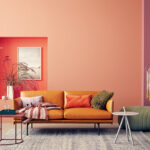 Warme Farben Im Wohnzimmer: Apricottöne – [SCHÖNER WOHNEN]