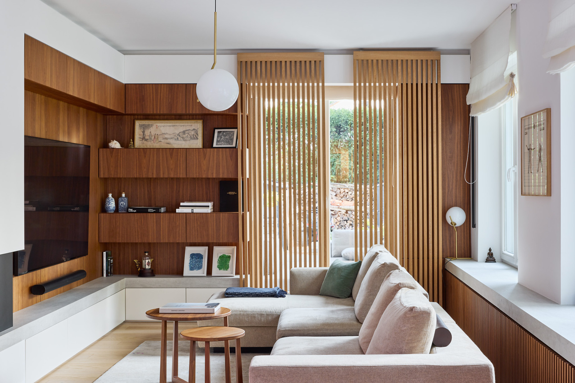 Wohnzimmer mit Holzwänden Ideen & Bilder - Juli   Houzz DE