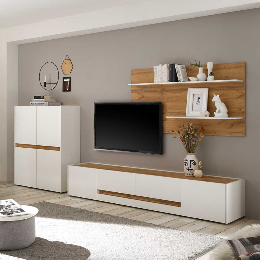 Wohnzimmer Möbelset für Wand TV - Nonessia (dreiteilig)
